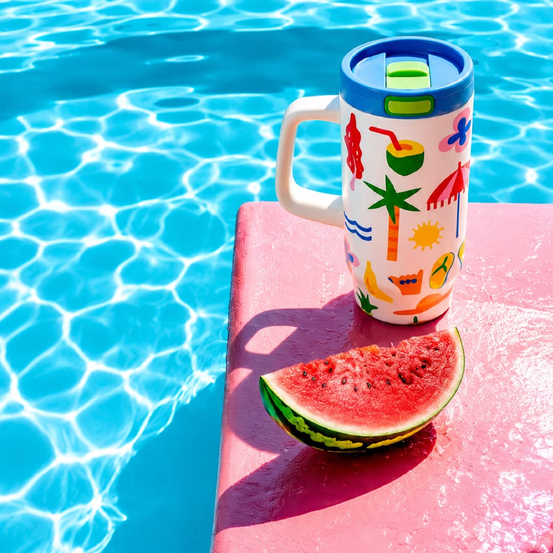 RETALISA tumbler by the pool